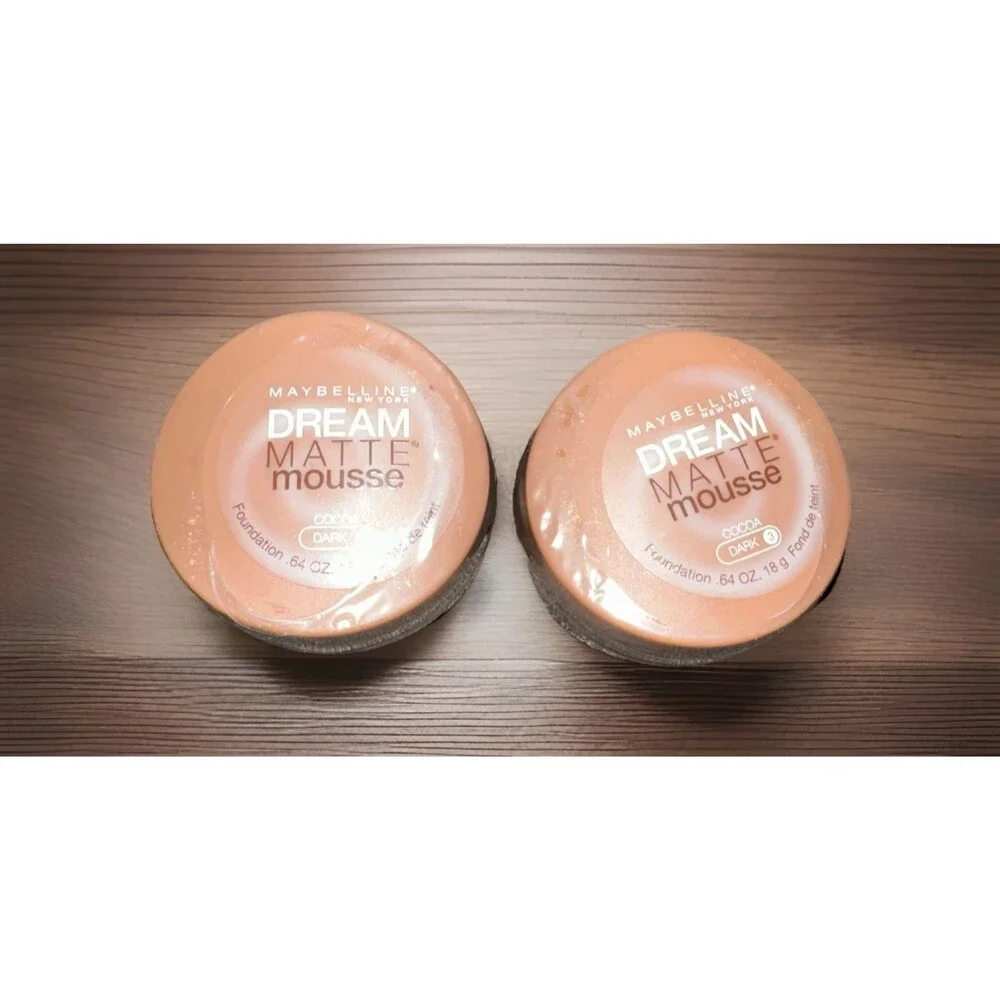 Maybelline Dream Matte Mousse COCOA 3 DARK, set of two SEALED